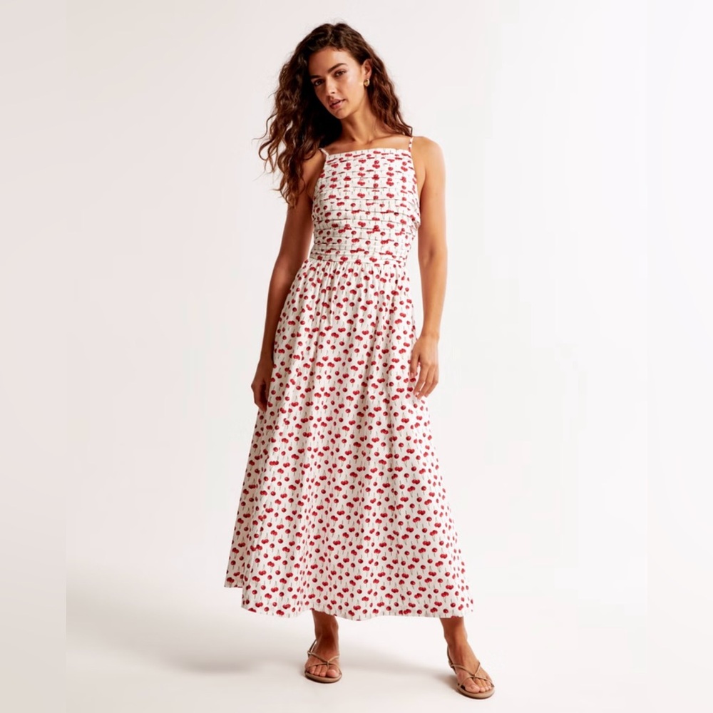 NWT A&F Emerson Apron Midi Dress